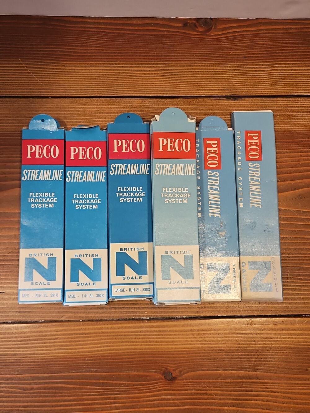 PECO Streamline N Scale Code 80 Track Lot – 15 Pieces